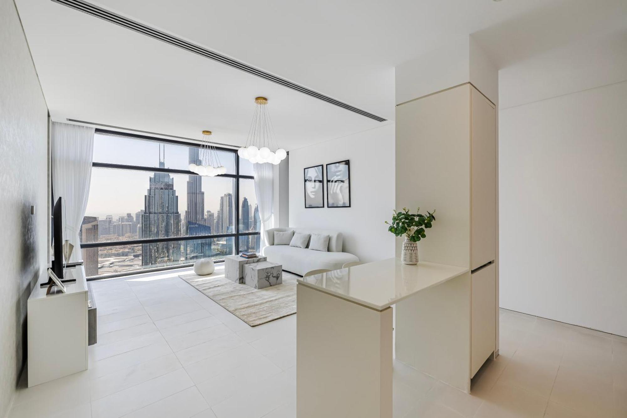 1Br Burj Khalifa View Index Tower Difc Leilighet Dubai Eksteriør bilde